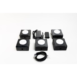 Pack 5 RJ12 RGB buttons + controller and alimentation