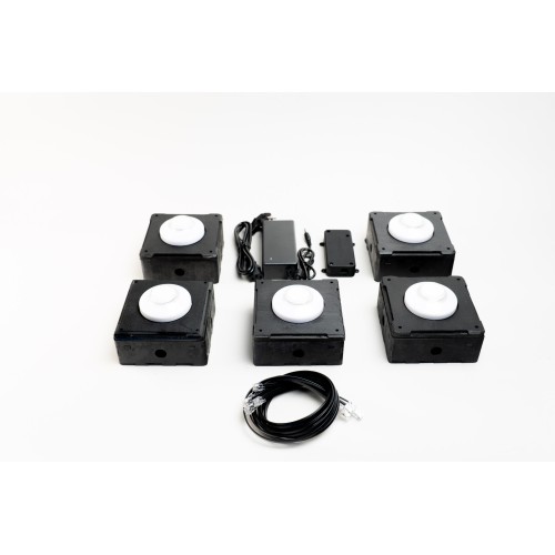 Pack 5 RJ12 RGB buttons + controller and alimentation