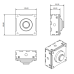 RJ12 RGB button